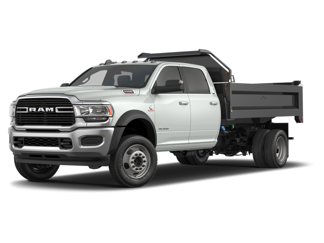 White Ram 5500 Chassis Cab truck with a utility