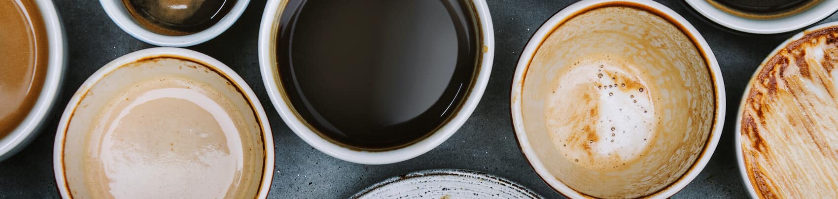 Mugs filled with coffee