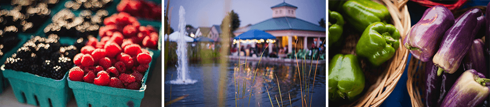 Farmers market fruits and vegetables