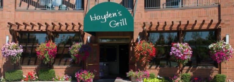 Front of Hayden's Lakefront Grill