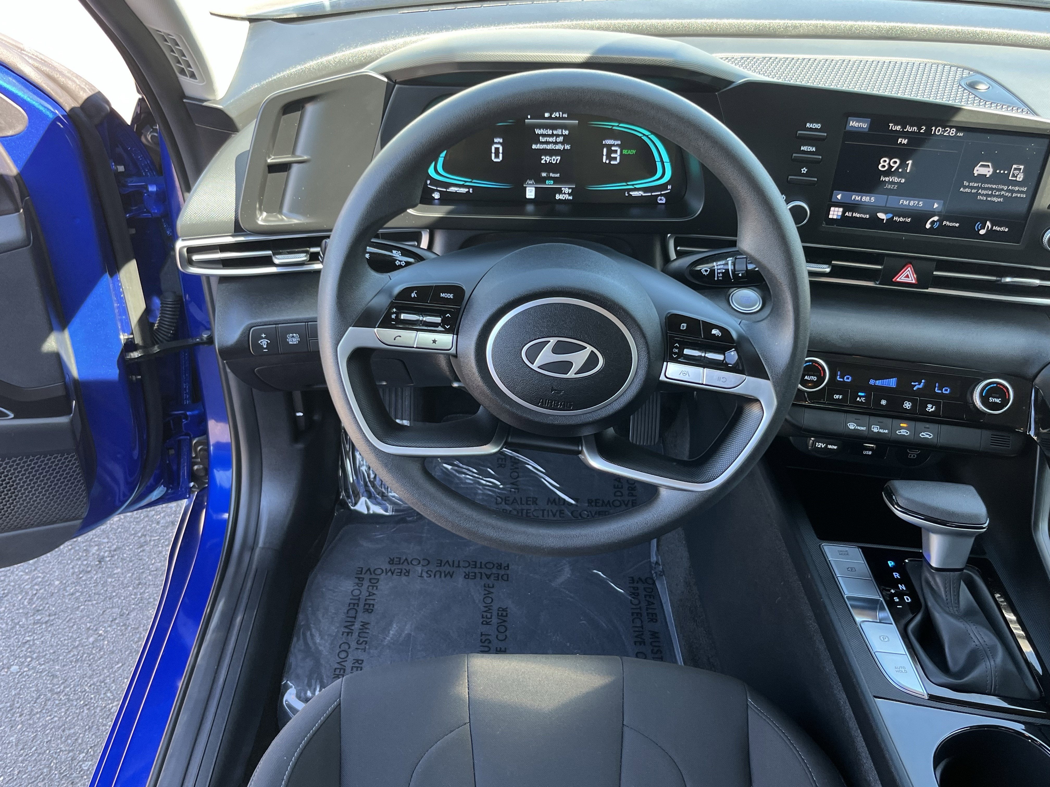 2025 Hyundai Elantra Hybrid Blue