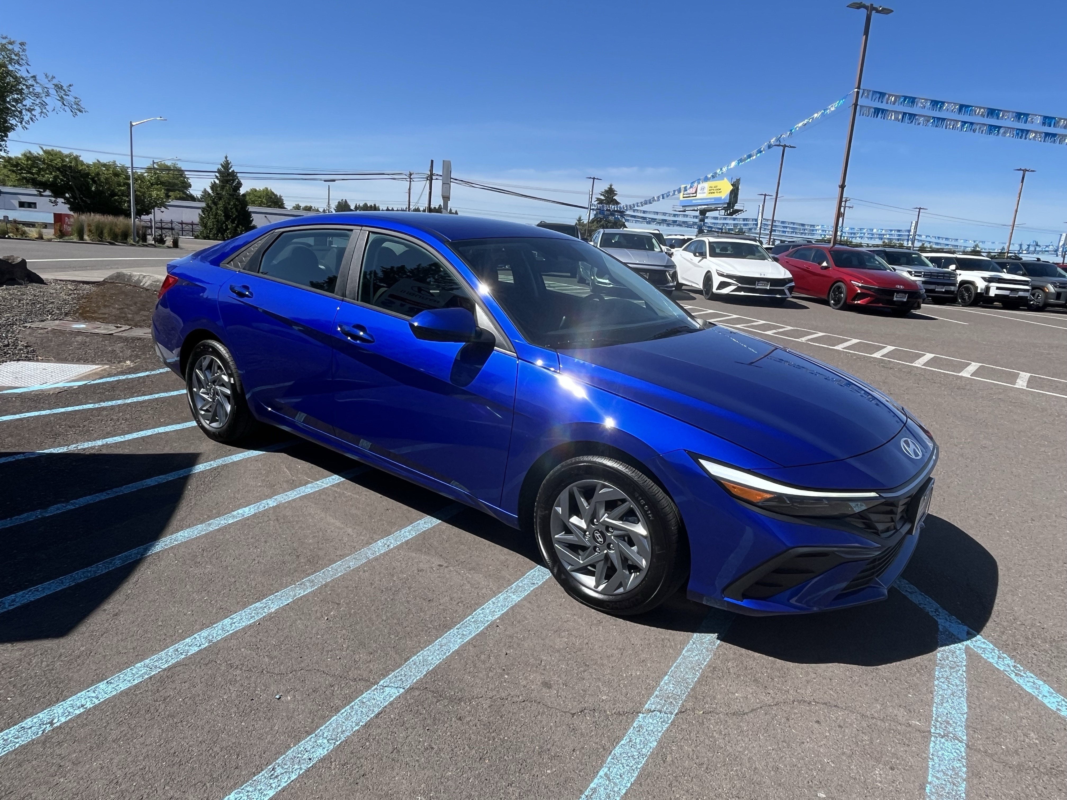 2025 Hyundai Elantra Hybrid Blue