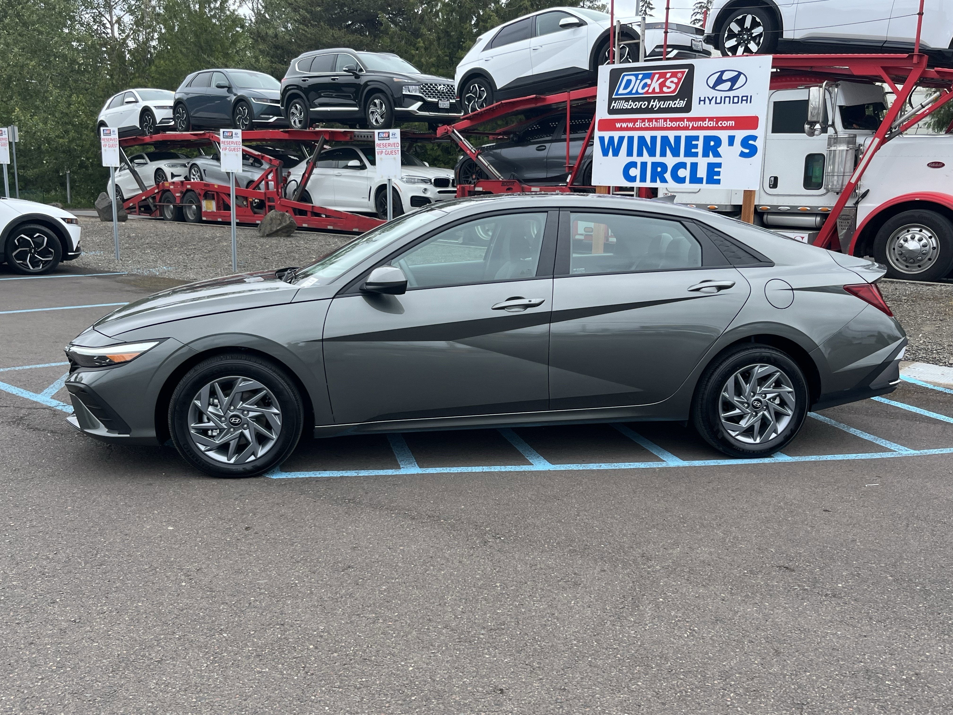 2025 Hyundai Elantra Hybrid Blue