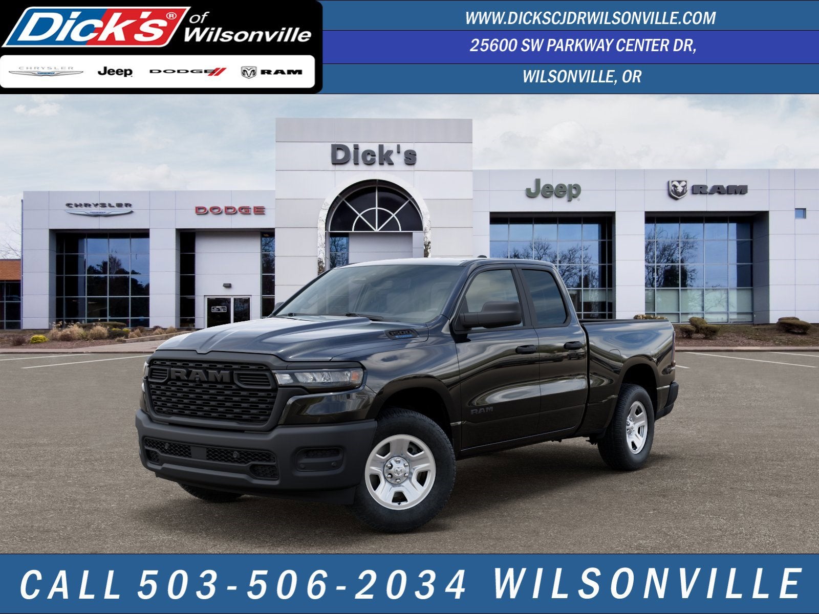 2026 RAM Ram 1500 RAM 1500 TRADESMAN QUAD CAB 4X4 6'4' BOX