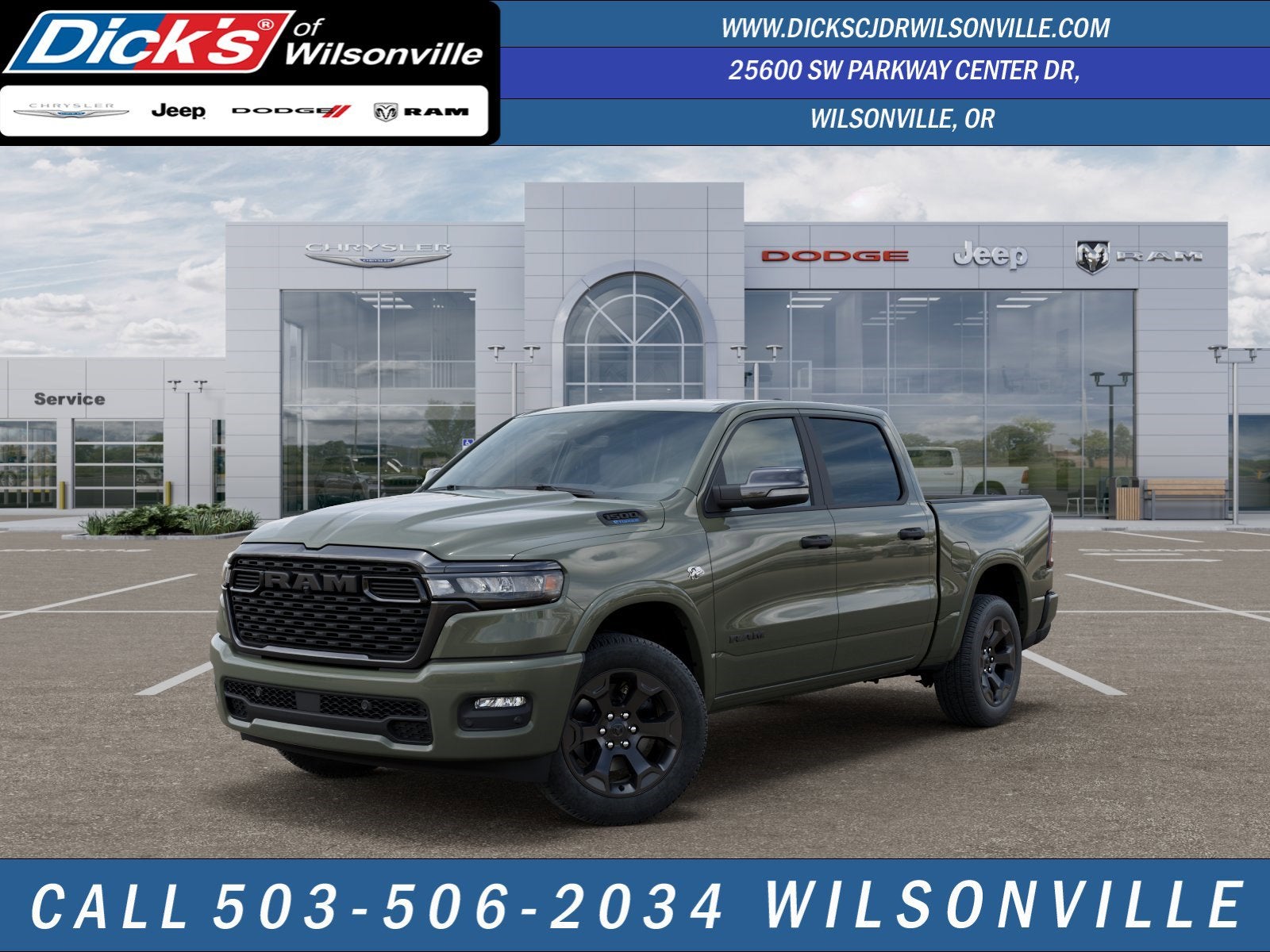 2026 RAM Ram 1500 RAM 1500 BIG HORN CREW CAB 4X4 5'7' BOX