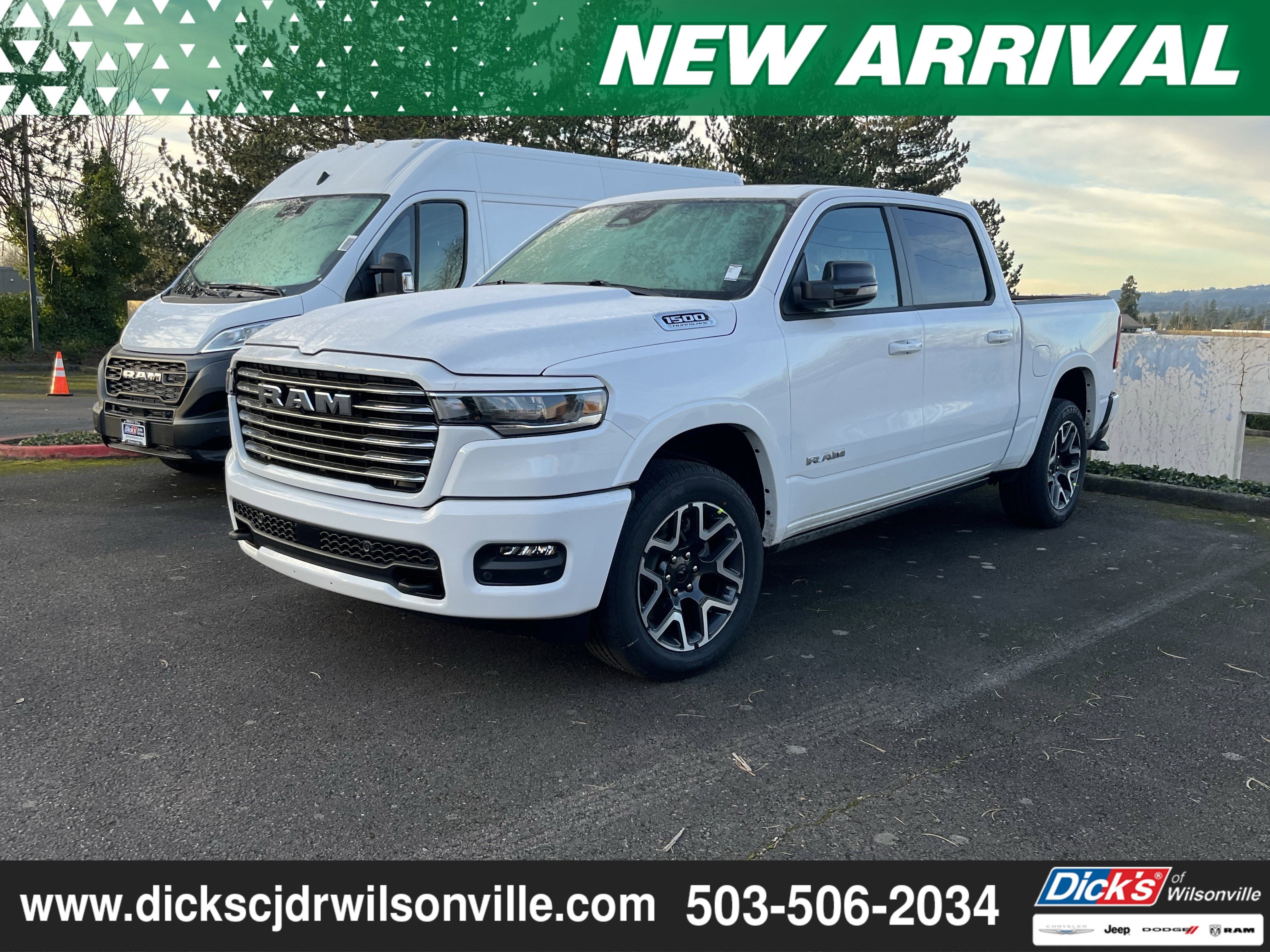 2026 RAM Ram 1500 RAM 1500 LARAMIE CREW CAB 4X4 5'7' BOX