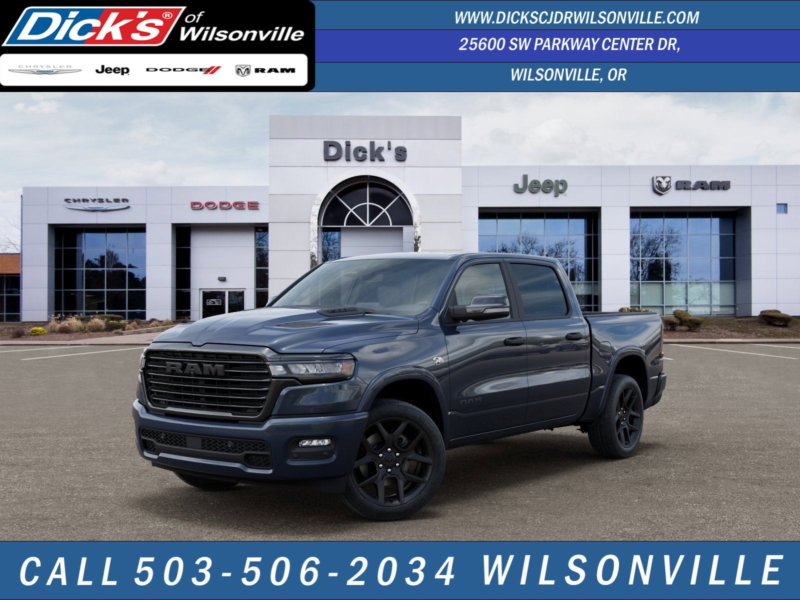 2026 RAM Ram 1500 RAM 1500 LARAMIE CREW CAB 4X4 5'7' BOX