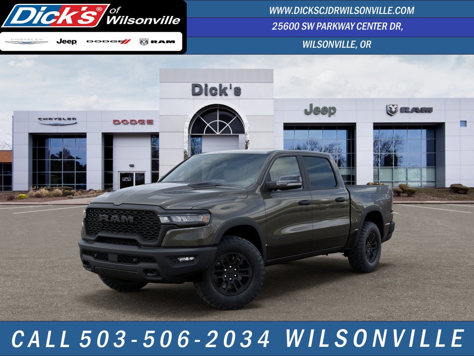 2026 RAM Ram 1500 RAM 1500 REBEL CREW CAB 4X4 5'7' BOX