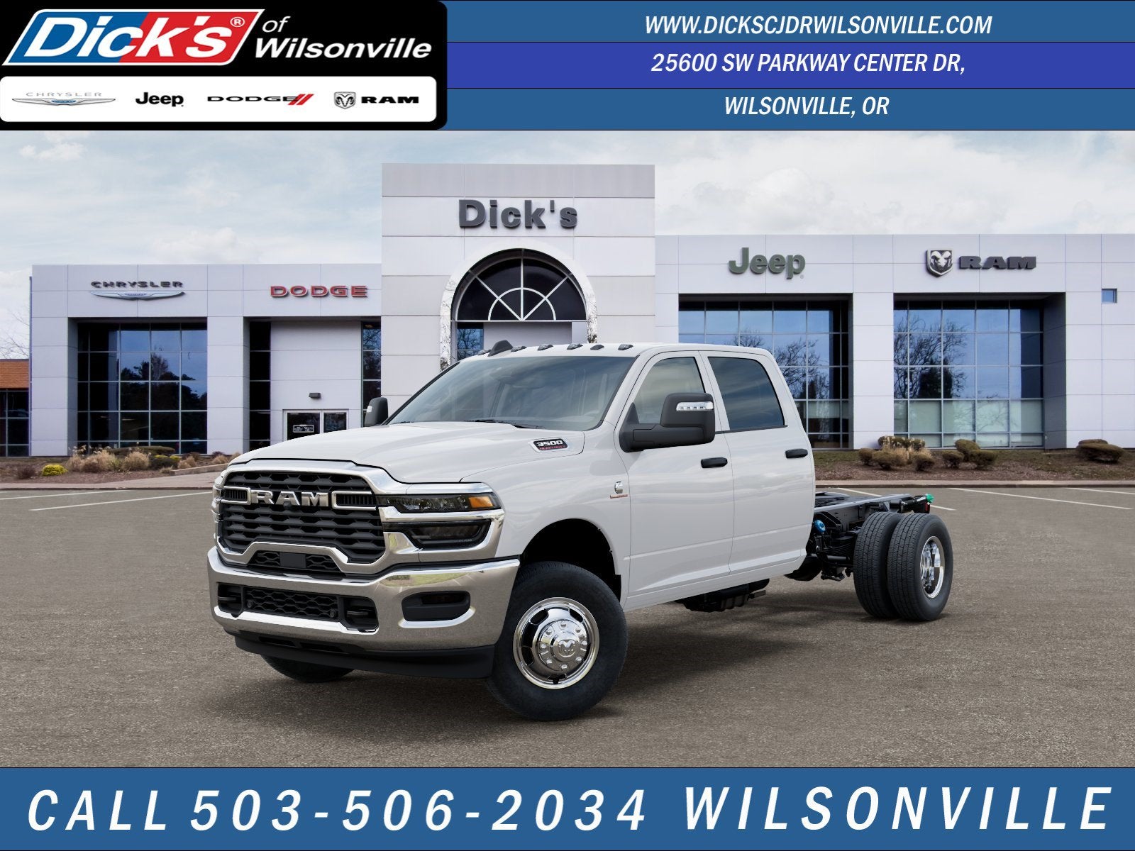 2027 RAM Ram 3500 Chassis Cab RAM 3500 TRADESMAN CREW CAB CHASSIS 4X4 60' CA