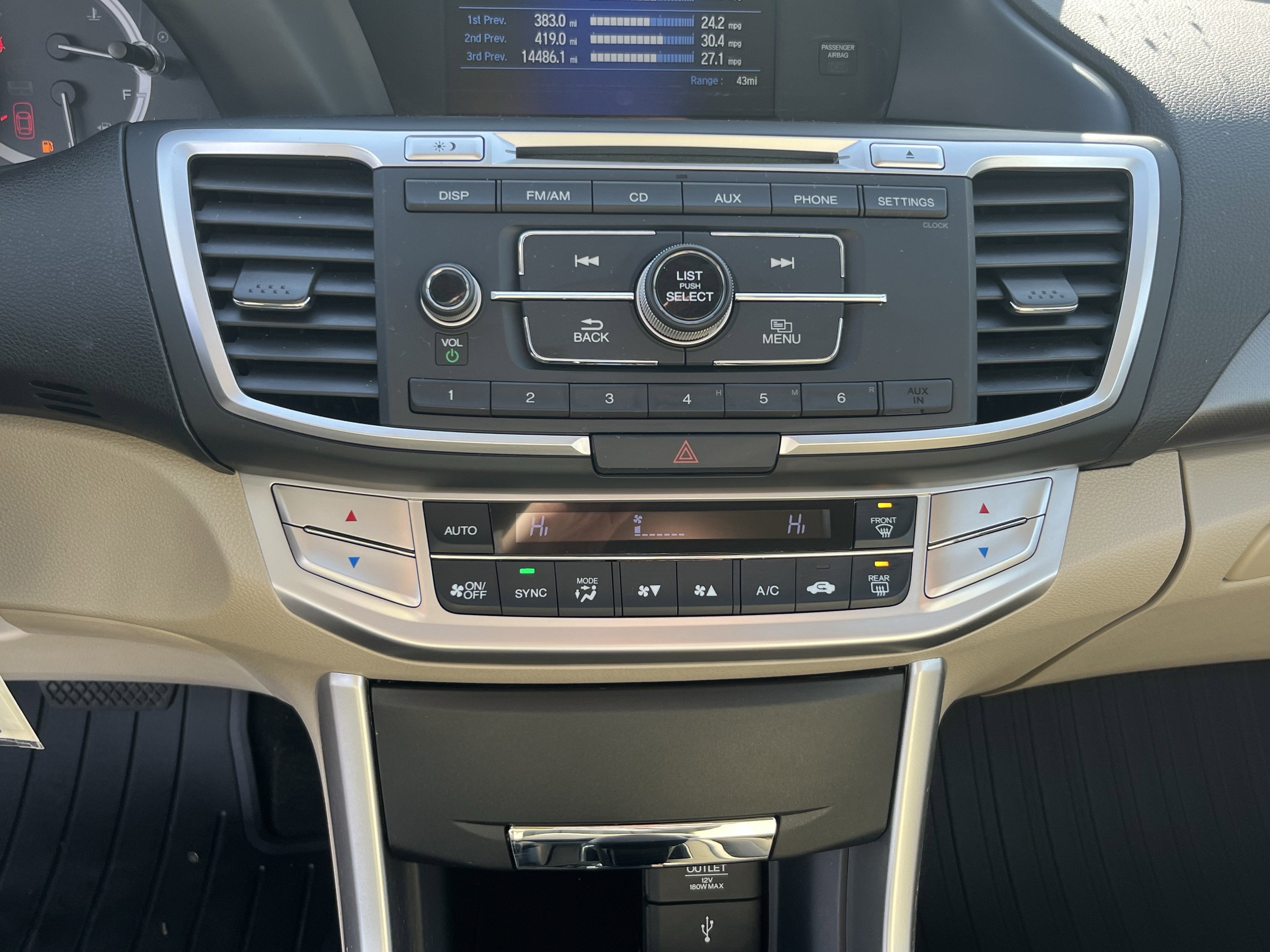 2015 Honda Accord Sedan LX