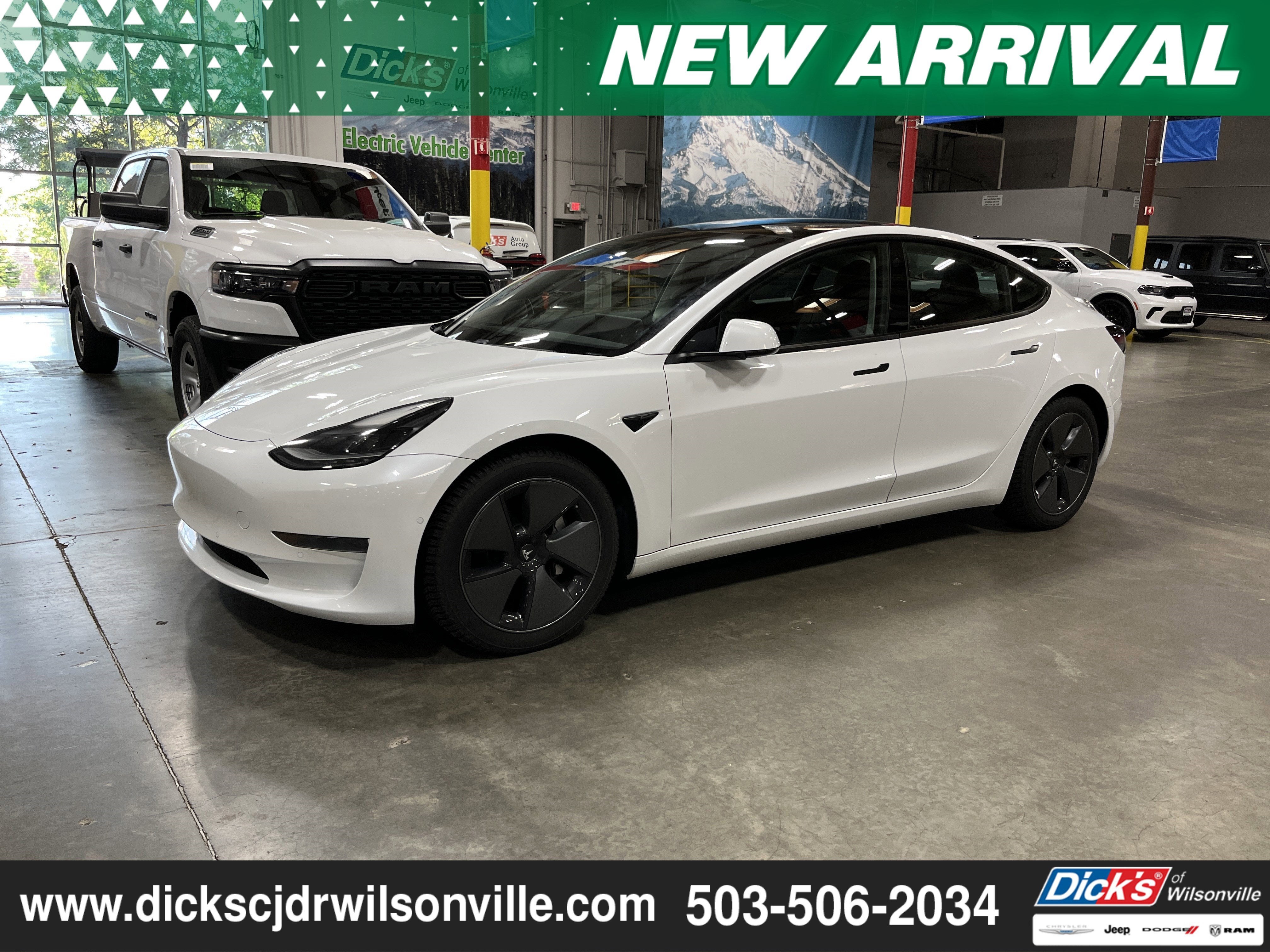 Used 2021 Tesla Model 3 Base with VIN 5YJ3E1EA0MF003557 for sale in Wilsonville, OR