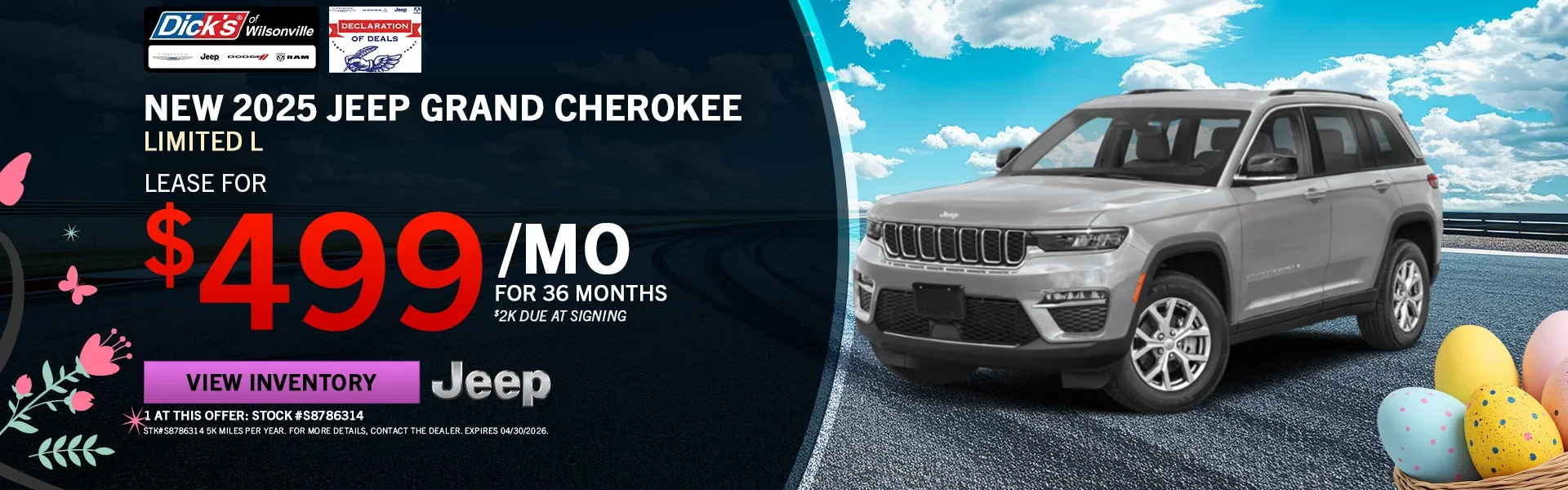 2025 Jeep Grand Cherokee Lease Special