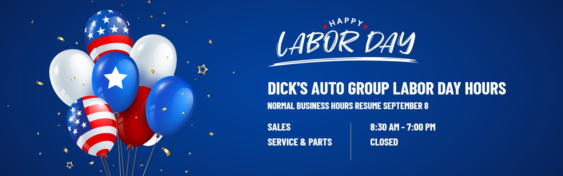 Labor Day Hours
