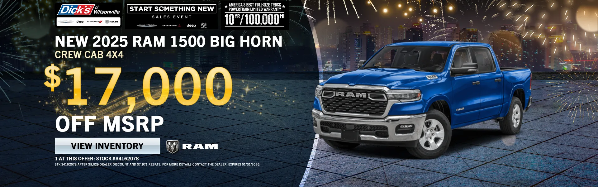 New 2025 RAM 1500 Bighorn Special
