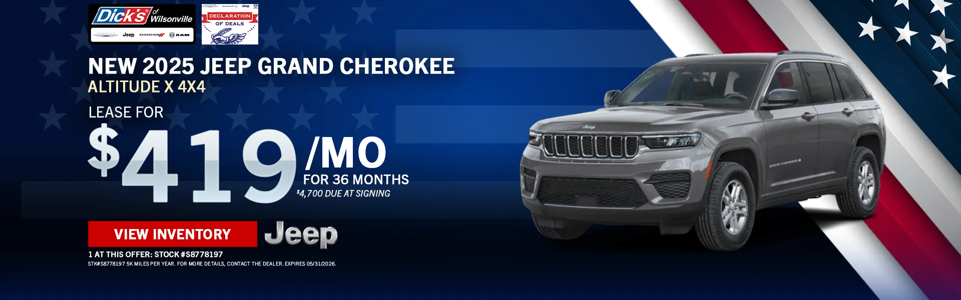 2025 Jeep Grand Cherokee Special
