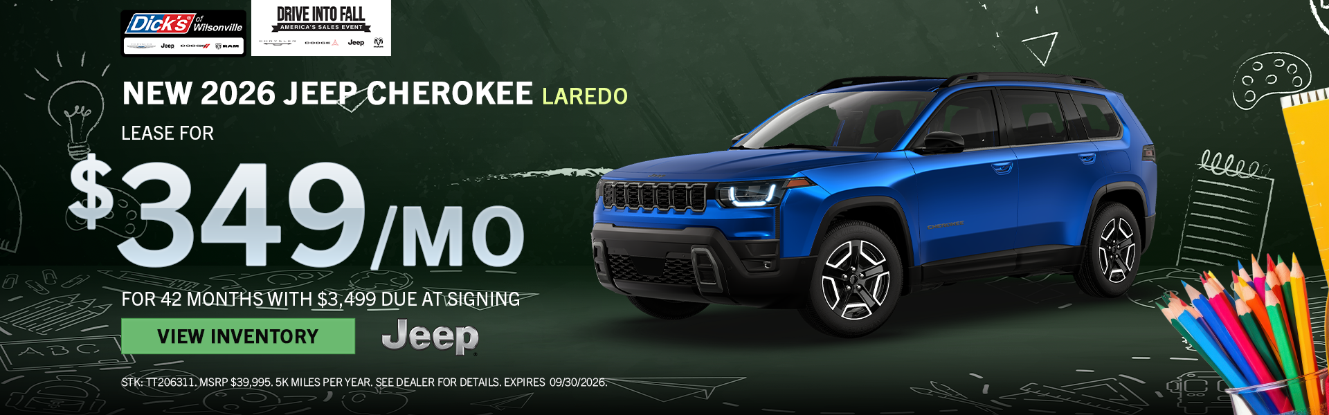 New 2026 Jeep Cherokee Special