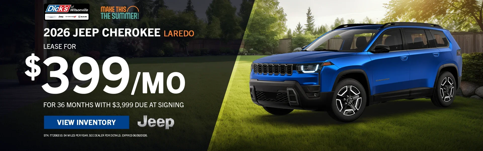 2026 Jeep Cherokee Special