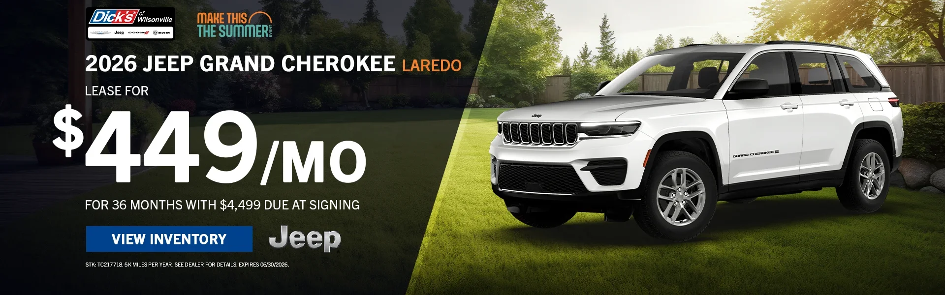 2026 Jeep Grand Cherokee Special