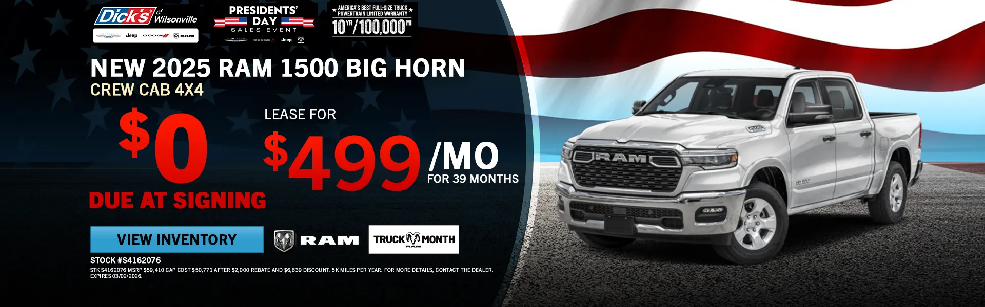 New 2025 RAM 1500 Big Horn Special