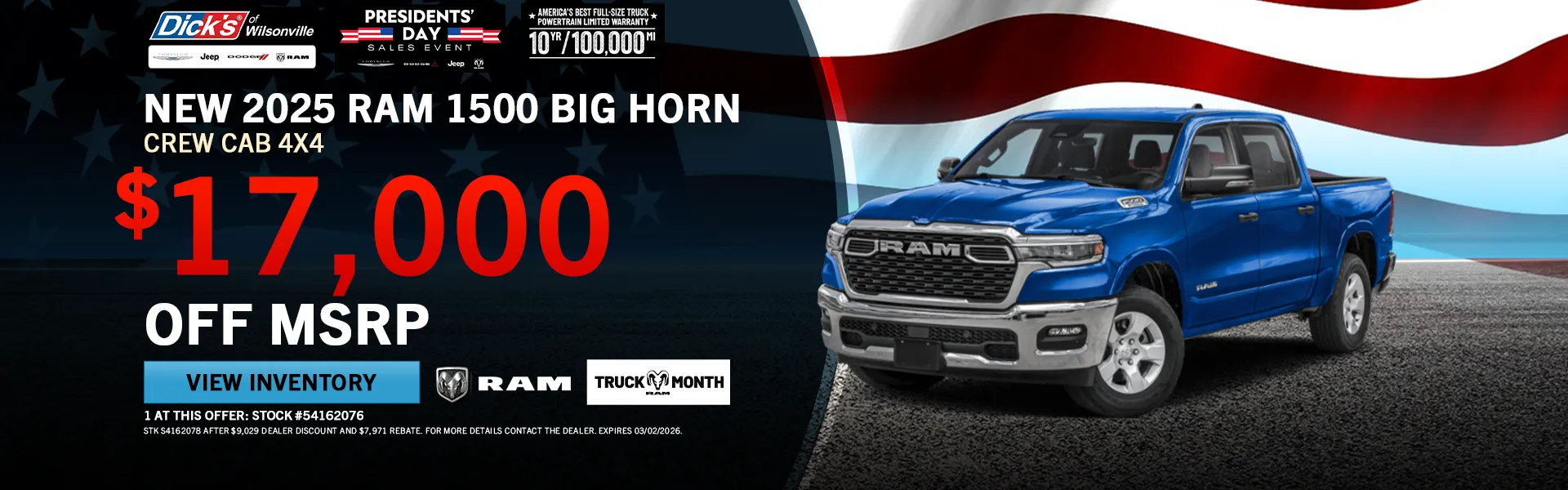 New 2025 RAM 1500 Big Horn Special