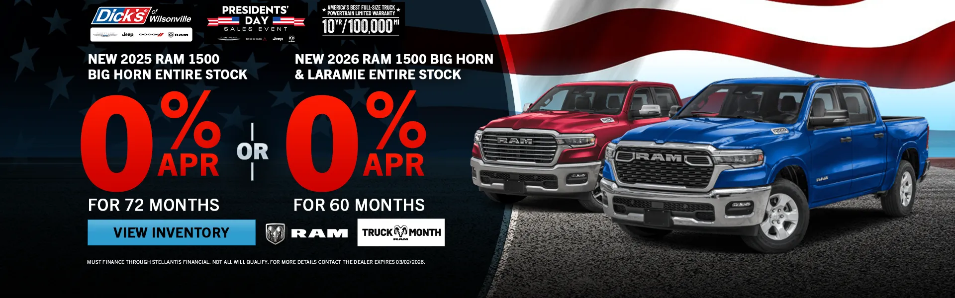 New 2025/2026 RAM 1500 Special